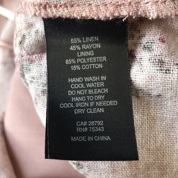 House Of Harlow 1960 Linen Blend Floral Halter Mini Dress sz Large NWT - Picture 14 of 15